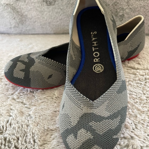 Rothy's Shoes - Rothy’s grey camo ballet flat. 7 1/2